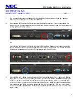 Preview for 2 page of NEC UN492S-TMX4P Quick Start Manual
