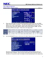 Preview for 6 page of NEC UN492S-TMX4P Quick Start Manual