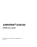 Предварительный просмотр 134 страницы NEC Univerge DT820 User Manual