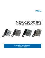 Предварительный просмотр 1 страницы NEC UNIVERGE NEAX 2000 IPS User Manual