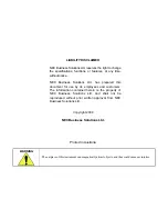 Предварительный просмотр 2 страницы NEC UNIVERGE NEAX 2000 IPS User Manual