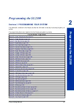 Preview for 25 page of NEC UNIVERGE SL2100 Programming Manual