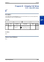 Preview for 305 page of NEC UNIVERGE SL2100 Programming Manual