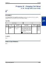 Preview for 307 page of NEC UNIVERGE SL2100 Programming Manual