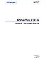 Предварительный просмотр 3 страницы NEC UNIVERGE SV810 User Manual