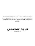Preview for 15 page of NEC Univerge SV8100 Quick Reference Manual