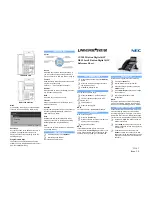 Предварительный просмотр 3 страницы NEC Univerge SV8100 Reference Sheet