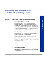 Preview for 10 page of NEC Univerge SV9100 Configuration Manual