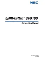 NEC Univerge SV9100 Manual preview