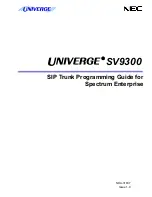 Preview for 2 page of NEC Univerge SV9300 Programming Manual