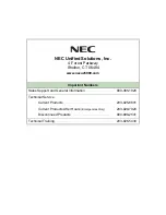 Preview for 587 page of NEC UX5000 Manual