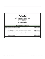 Preview for 219 page of NEC UX5000 Resource Manual