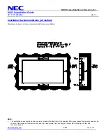 Предварительный просмотр 2 страницы NEC V423 Installation Manual
