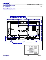 Предварительный просмотр 4 страницы NEC V423 Installation Manual