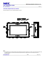 Preview for 2 page of NEC V461-2-R Installation Manual