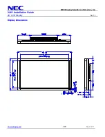 Preview for 3 page of NEC V461-2-R Installation Manual