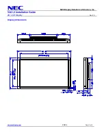 Предварительный просмотр 3 страницы NEC V461-2 Installation Manual