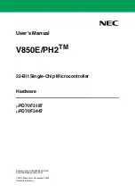 NEC V850E/PH2 User Manual preview