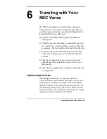 Preview for 126 page of NEC Versa 2500 Series Manual
