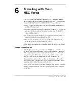 Предварительный просмотр 109 страницы NEC VERSA 6060 WINDOWS 98 - UPGRADE INFORMATION User Manual