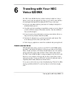 Preview for 124 page of NEC VERSA 6200MX - SERVICE User Manual