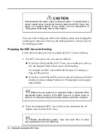 Preview for 24 page of NEC VERSA DOCKING STATION 6000 Manual