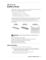 NEC VERSA FX Installation Manual preview