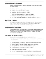 Preview for 71 page of NEC VERSA FX Manual