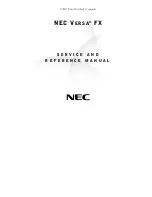 NEC VERSA FX Service And Reference Manual предпросмотр