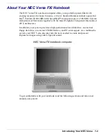 Preview for 13 page of NEC VERSA FXI Manual