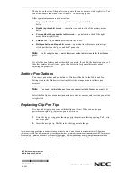 Предварительный просмотр 2 страницы NEC VERSA LITEPAD TABLET PC DIGITAL PEN SET User Manual