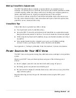 Preview for 31 page of NEC VERSA LXI - VERSION 02-2000 Manual