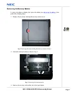 Preview for 7 page of NEC VERSA M350 Disassembly Manual