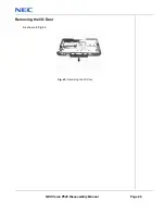 Preview for 24 page of NEC Versa P520 Disassembly Manual