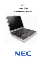 NEC Versa P700 Disassembly Manual предпросмотр