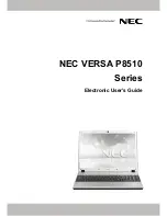 NEC VERSA P8510 Series User Manual preview