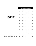 Preview for 1 page of NEC VERSA S1300 Series Quick Reference Manual