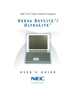 Предварительный просмотр 1 страницы NEC Versa Series User Manual