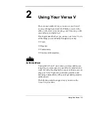 Preview for 32 page of NEC VERSA V User Manual