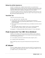 Preview for 23 page of NEC VersaDayLite User Manual