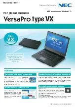 Preview for 1 page of NEC VG25M/X-D Specifications