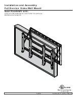 NEC Video Wall Mount PD02VW MFS 46 55 L Installation And Assembly Manual предпросмотр