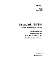 NEC VisuaLink 128 Quick Installation Manual предпросмотр