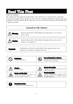 Preview for 5 page of NEC VRW-06 User Manual