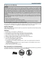 Предварительный просмотр 3 страницы NEC VT37 User Manual