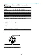 Предварительный просмотр 64 страницы NEC VT37 User Manual