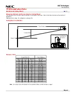 Предварительный просмотр 2 страницы NEC VT45 Installation Data