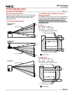 Предварительный просмотр 4 страницы NEC VT45 Installation Data