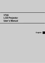 Предварительный просмотр 3 страницы NEC VT45KG User Manual