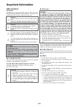 Preview for 2 page of NEC VT46 User Manual